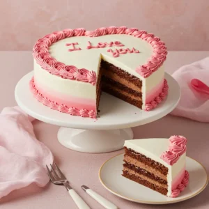 Perfect Heart Shape Cake: Love You Can Taste