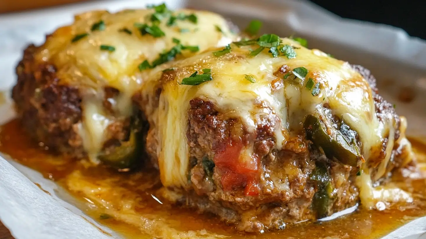 Philly Cheesesteak Meatloaf: Comfort Food Fusion