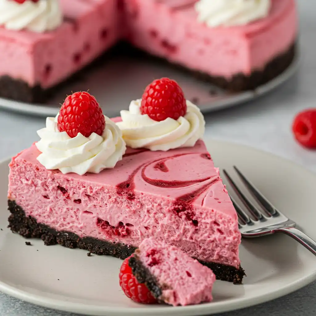 Homemade Pink Velvet Raspberry Cheesecake: Creamy Perfection in Every Bite