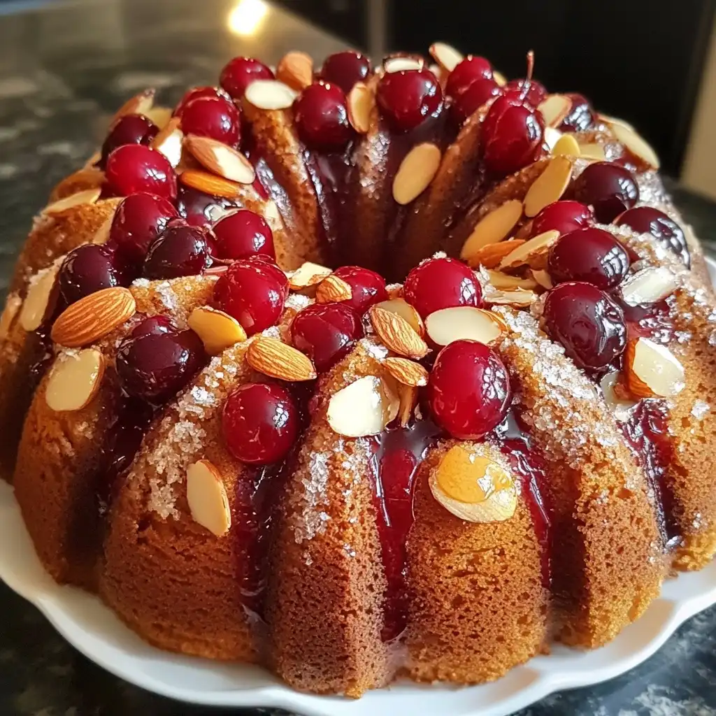 Easy Cherry Almond Bundt Cake Recipe That Will Impress Your Guests