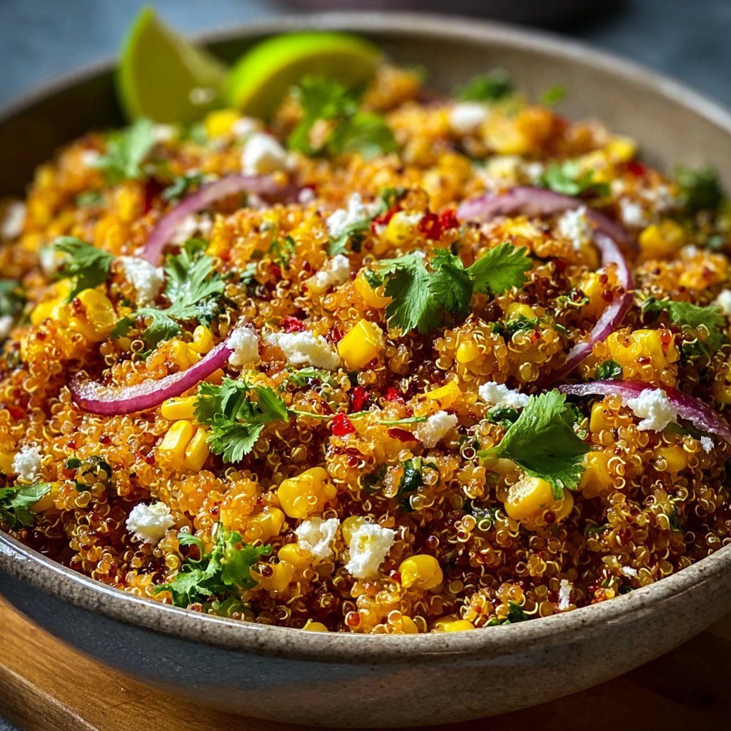 Mexican Street Corn Quinoa Salad
