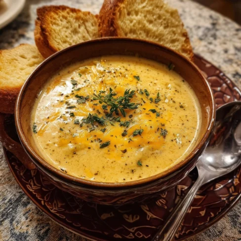 Hearty Cheddar Garlic Herb Potato Soup 3 Option 1 Hearty Cheddar Garlic Herb Potato Soup Creamy Fall Comfort Food