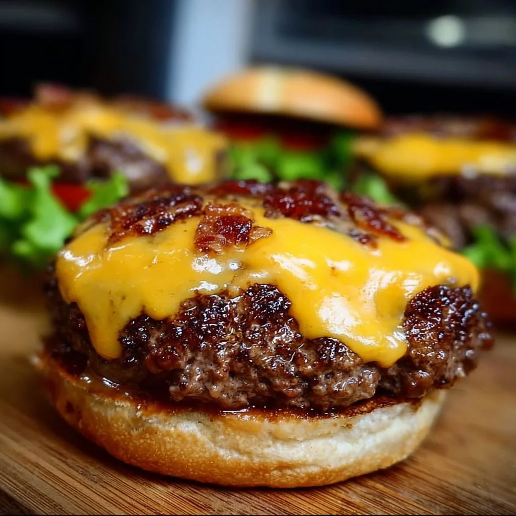 Juicy Crack Burgers - a delicious burger recipe for your next cookout.