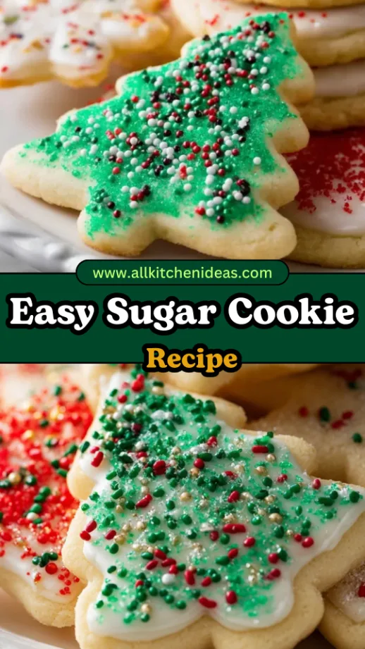 Easy Sugar Cookie Recipe (With Icing!) 2 easy sugar cookies