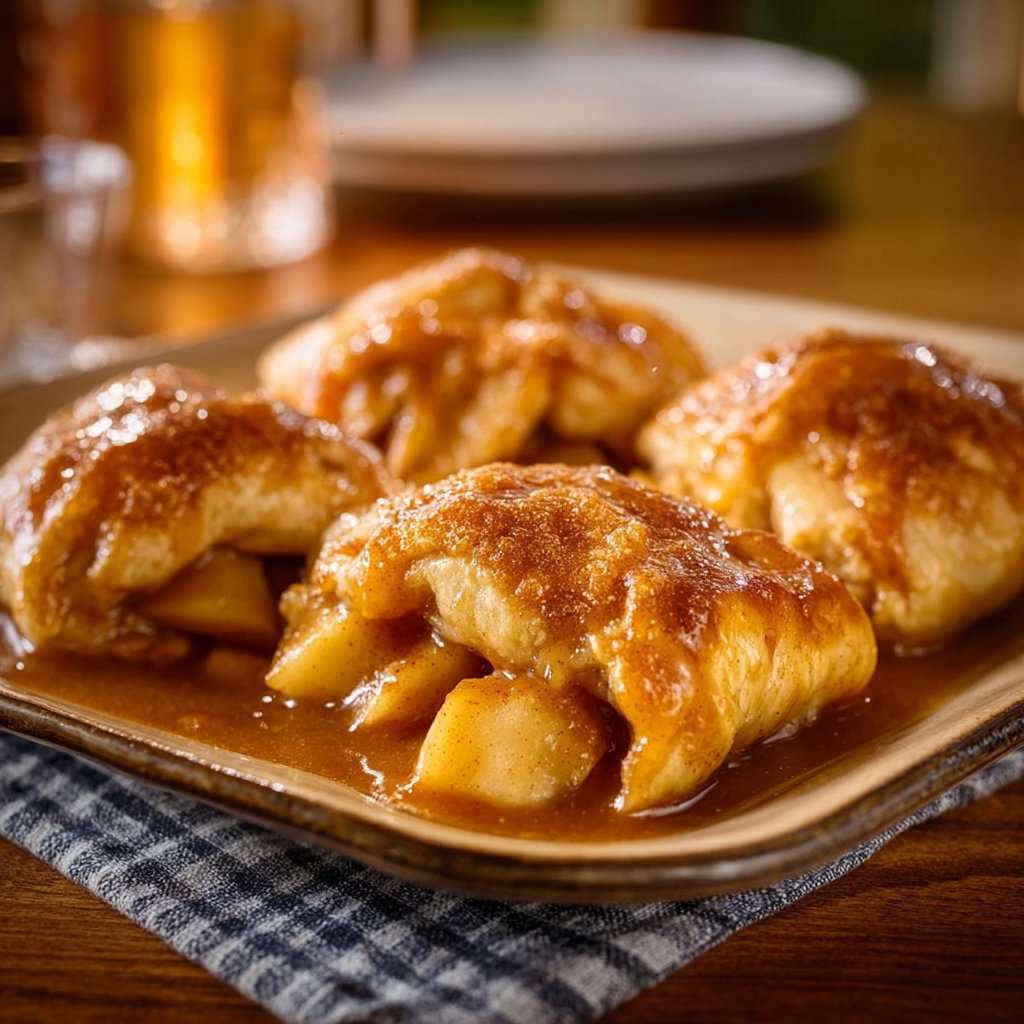 Crescent Roll Apple Dumplings
