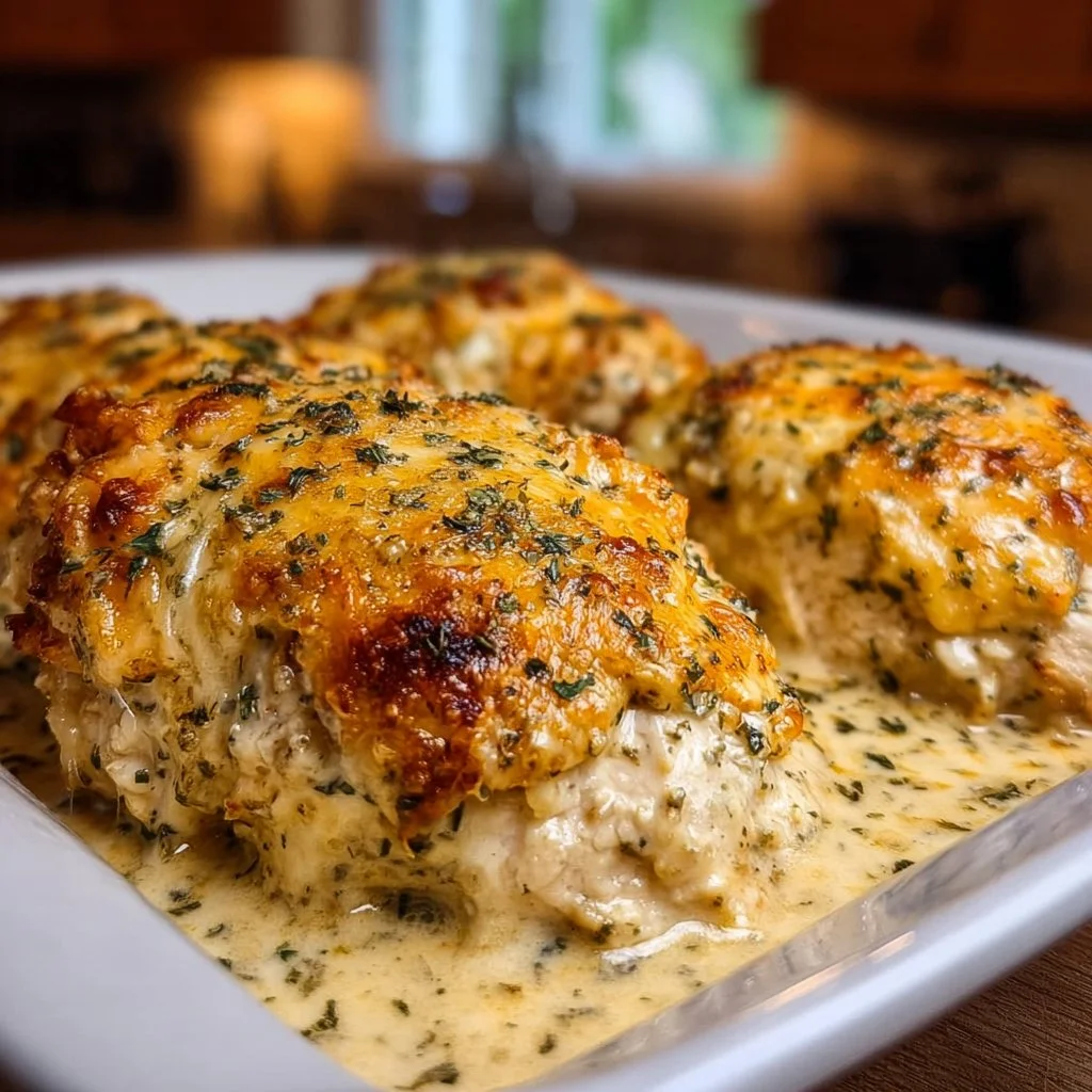 4-Ingredient Ranch Chicken Bake: Effortless Dinner Perfection