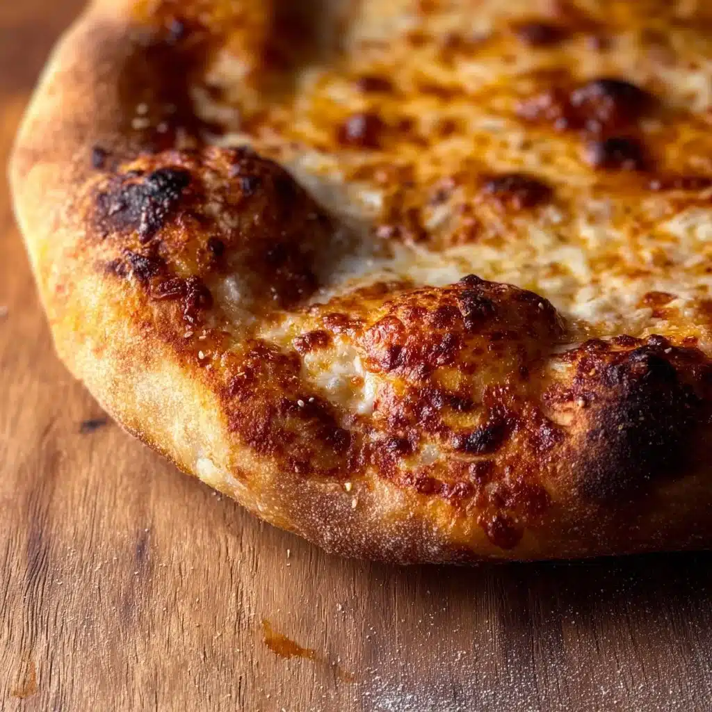 artisan pizza dough- crispy, chewy, bubbly crust