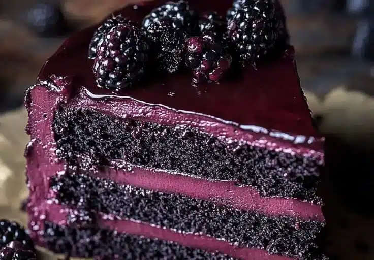 Blackberry Velvet Gothic Cake: A Dark, Lush Dessert Dream