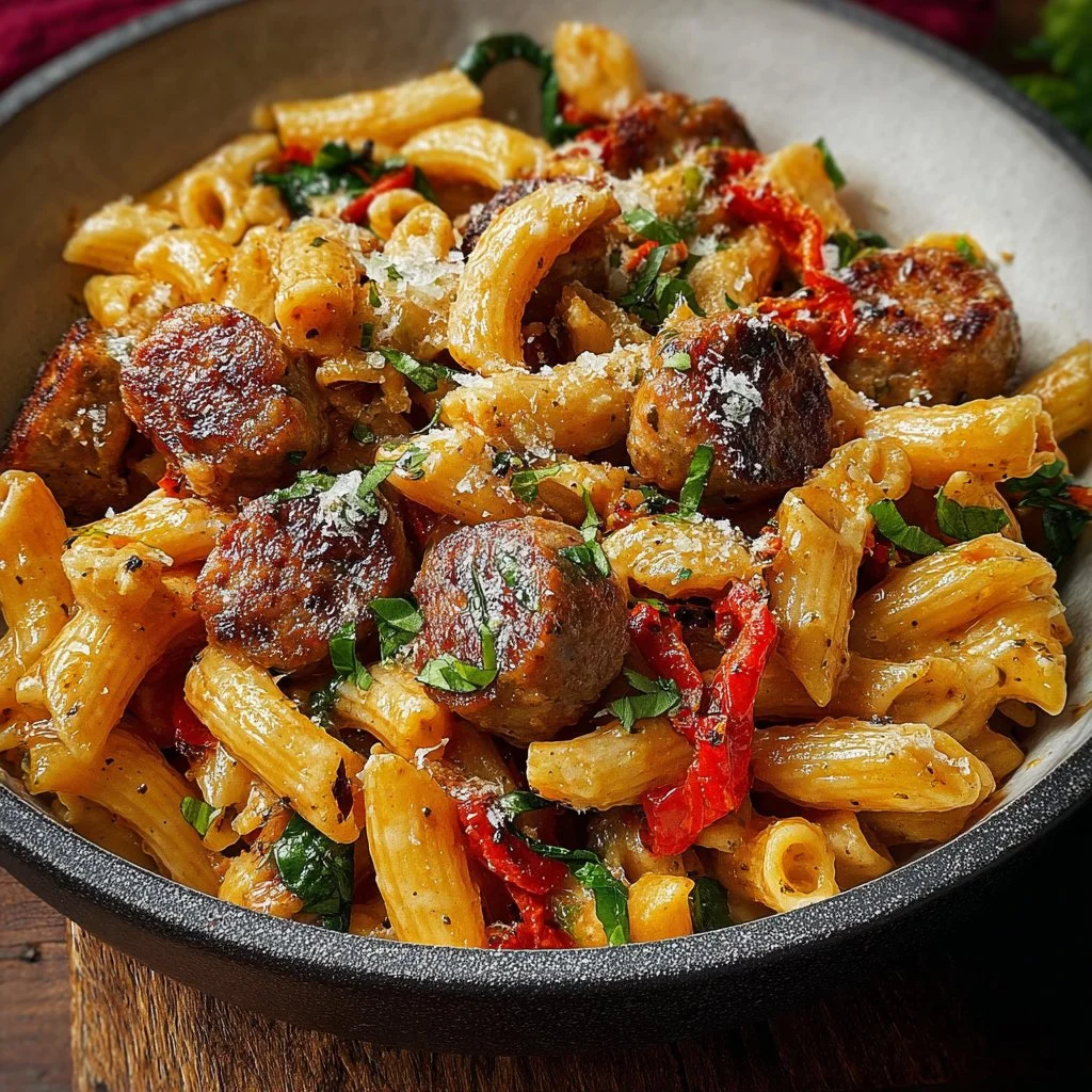 Cajun Sausage Pasta 2 Cajun Sausage Pasta