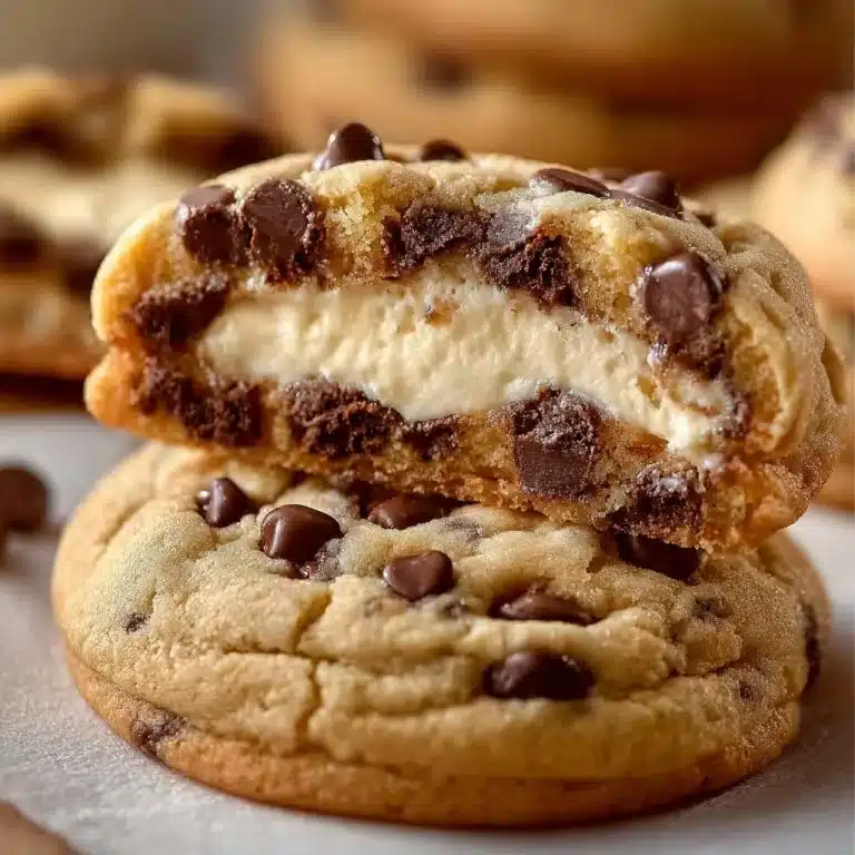 Cheesecake Stuffed Chocolate Chip Cookies: Indulgence Awaits