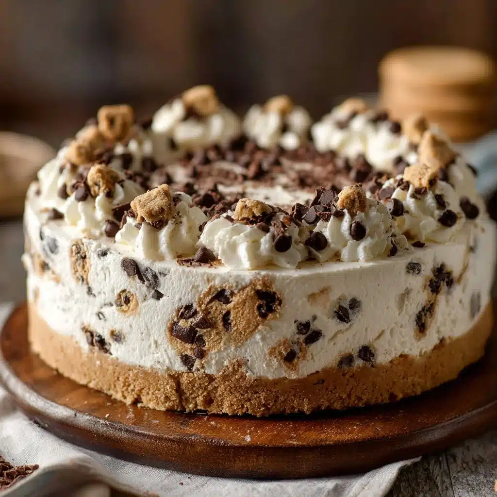 Chocolate Chip Cookie Dough Ice Cream Cake