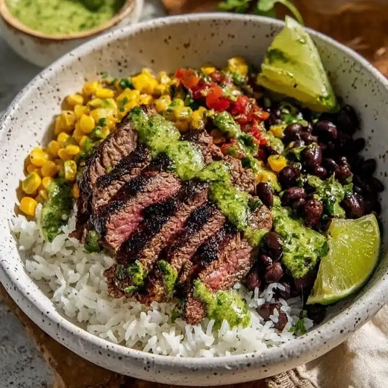 Cilantro Lime Steak Bowls