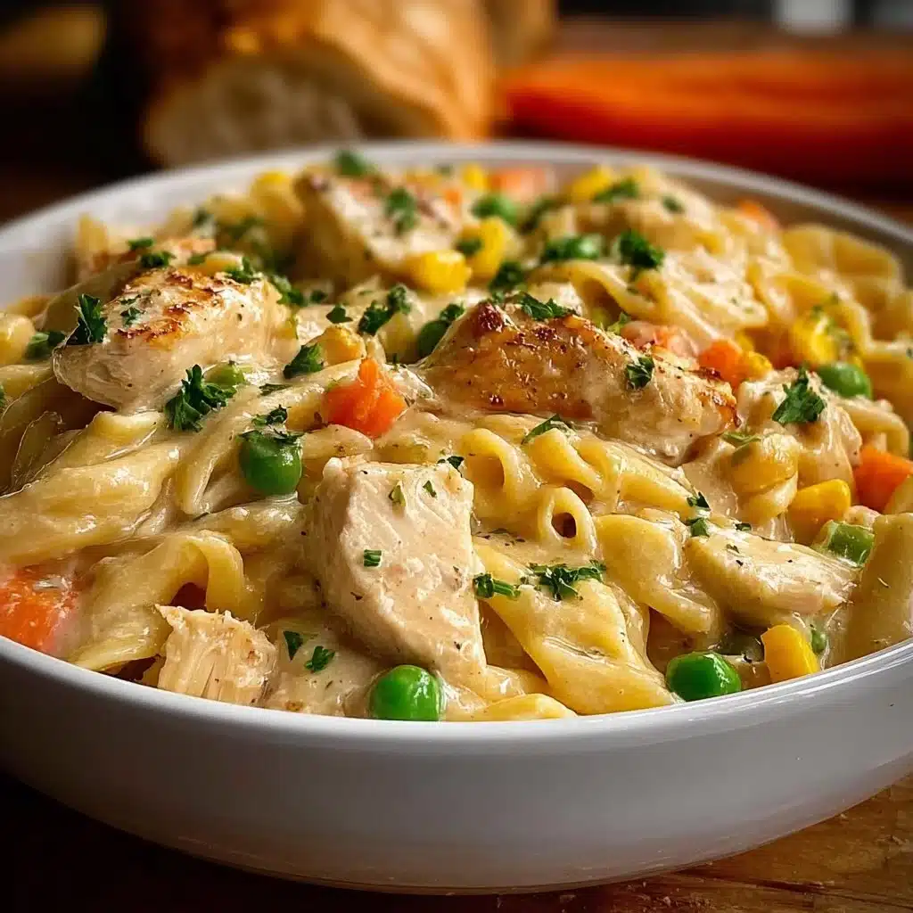 Classic Chicken Pot Pie Pasta 2 Classic Chicken Pot Pie Pasta