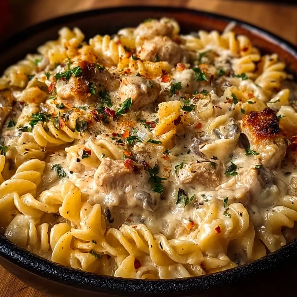Creamy Chicken Pasta Crockpot