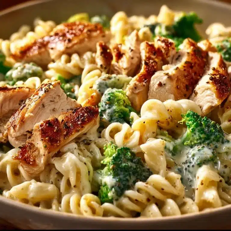 Creamy Rotisserie Chicken Broccoli Pasta 2 Creamy Rotisserie Chicken Broccoli Pasta