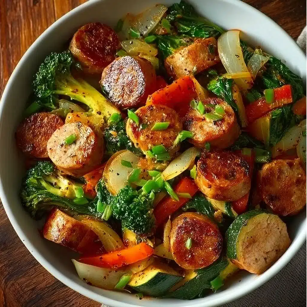 Create a Flavorful Sausage Veggie Skillet Bowl in Just 30 Minutes!
