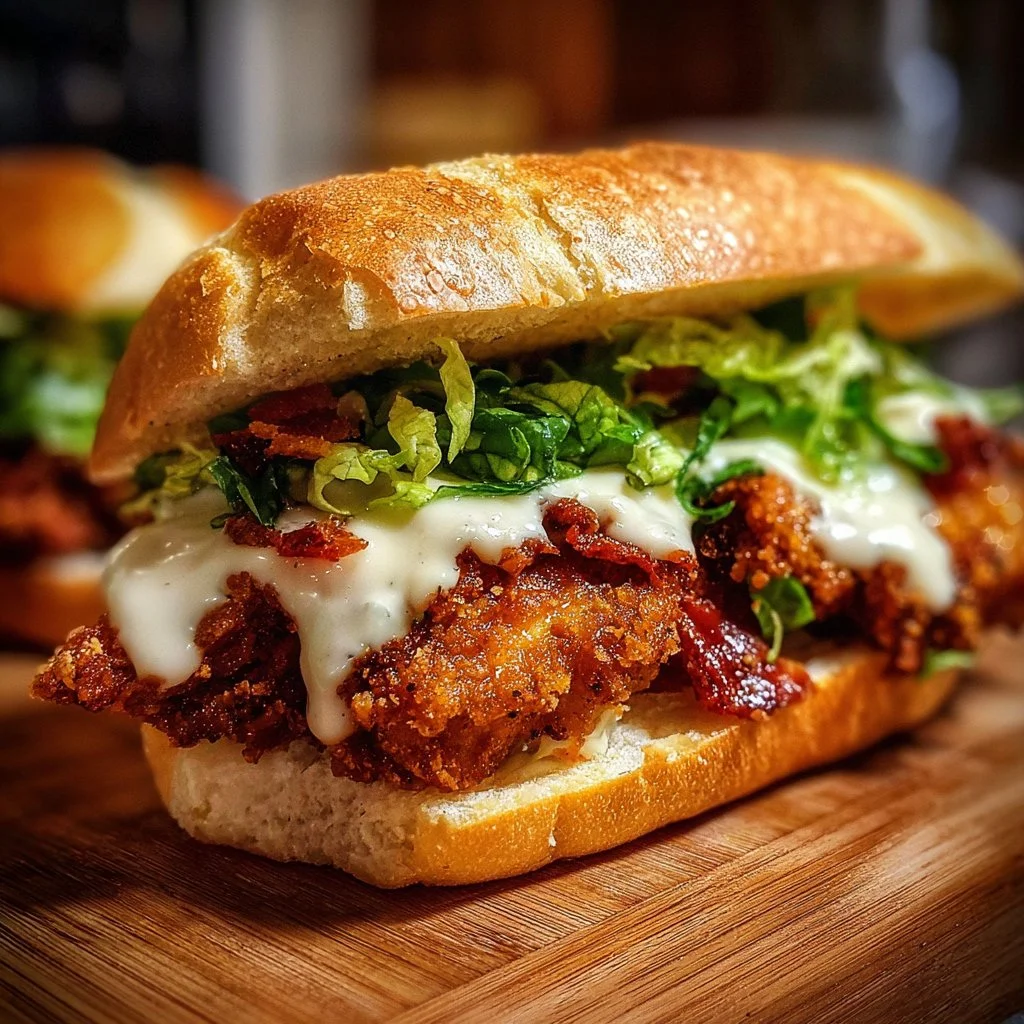 Crispy Chicken Caesar Sandwich