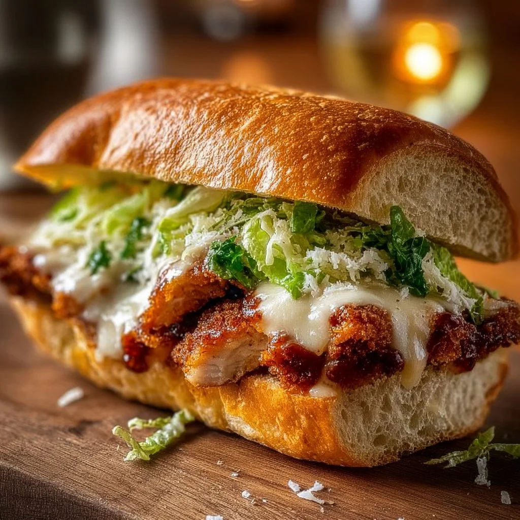 Crispy Chicken Caesar Sandwich