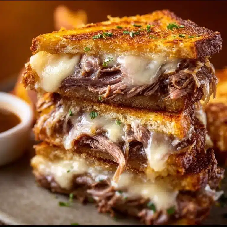 French Dip Grilled Cheese