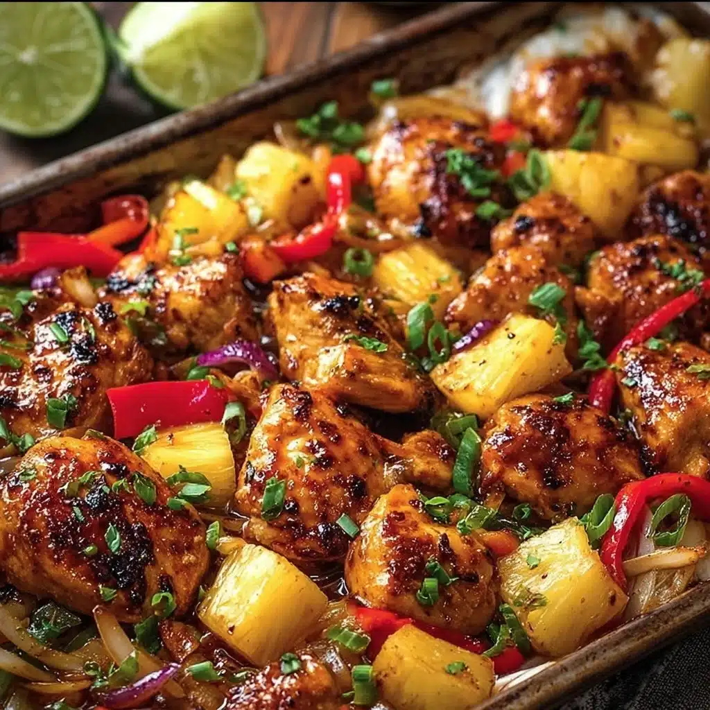 Hawaiian Chicken Sheet Pan 2 Hawaiian Chicken Sheet Pan