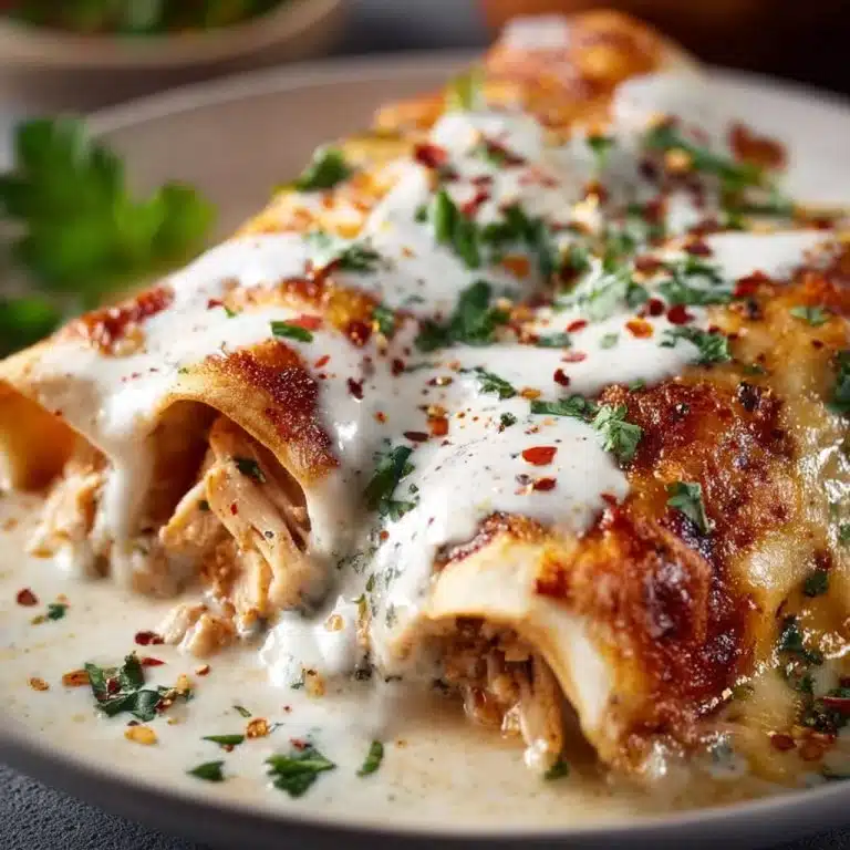 High Protein Chicken Enchiladas