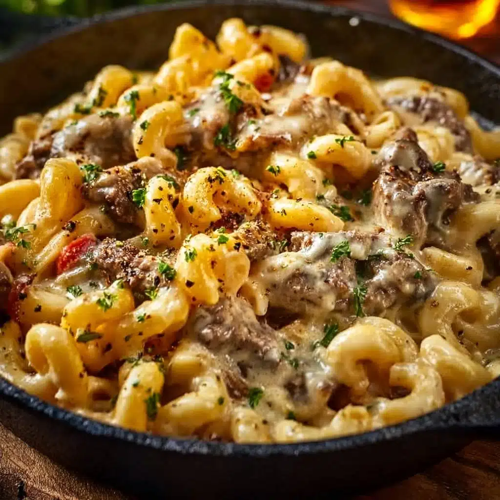 High-Protein Creamy Philly Cheesesteak Mac & Cheese Bliss 2 High-Protein Creamy Philly Cheesesteak Mac & Cheese Bliss