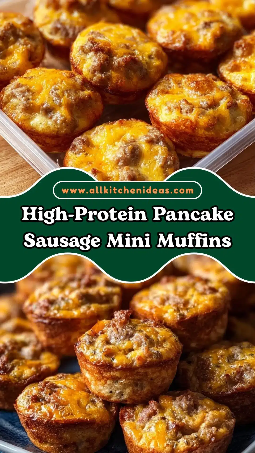 High-Protein Pancake Sausage Mini Muffins 2 High-Protein Pancake Sausage Mini Muffins