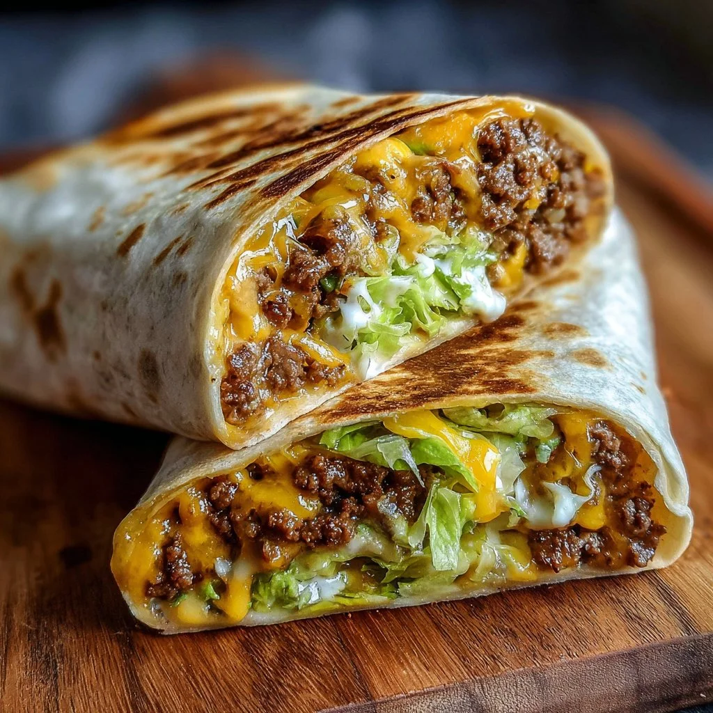 Delicious homemade Big Mac Wraps showcasing fresh ingredients and savory flavors.