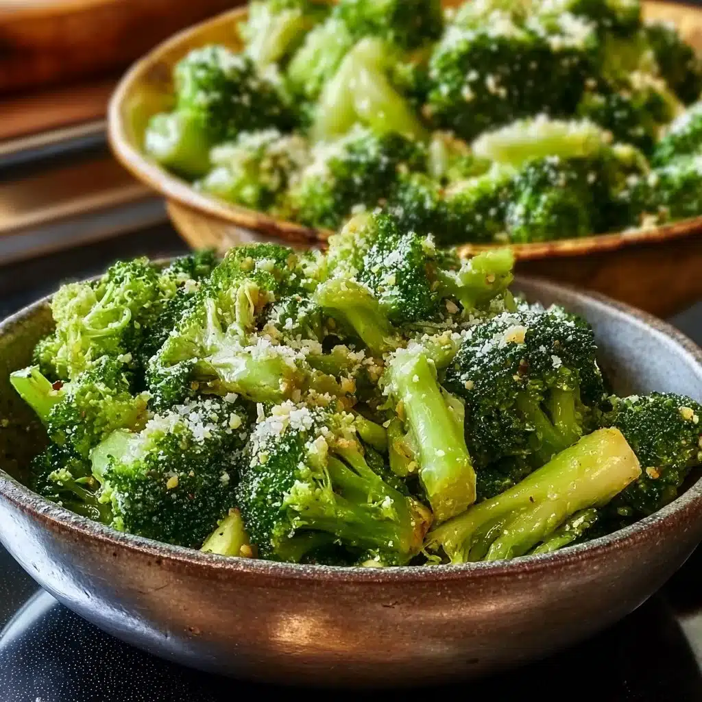 Longhorn Garlic Parmesan Broccoli 3 Delicious Garlic Parmesan Broccoli served as a side dish at Longhorn restaurant