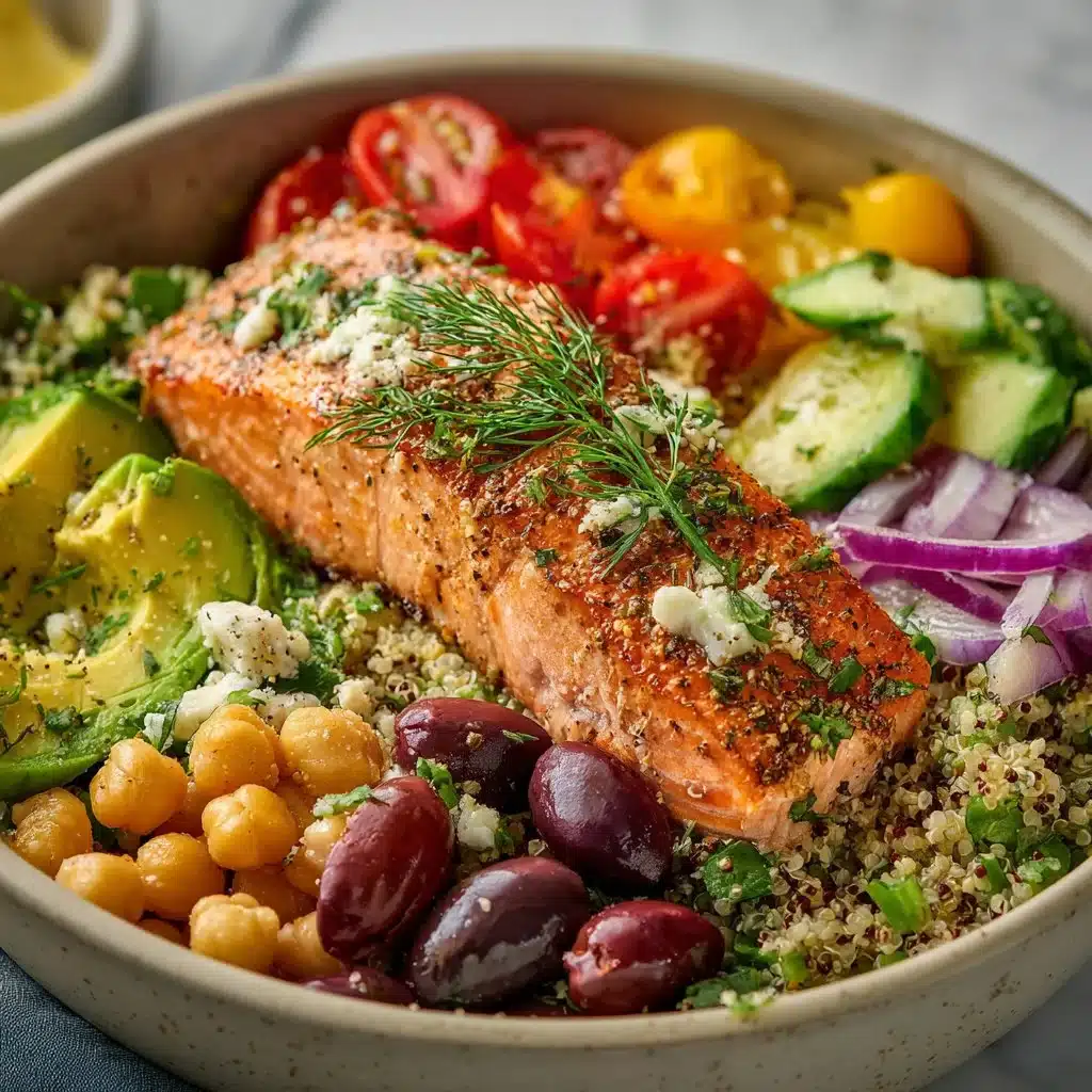 Mediterranean Salmon Bowl