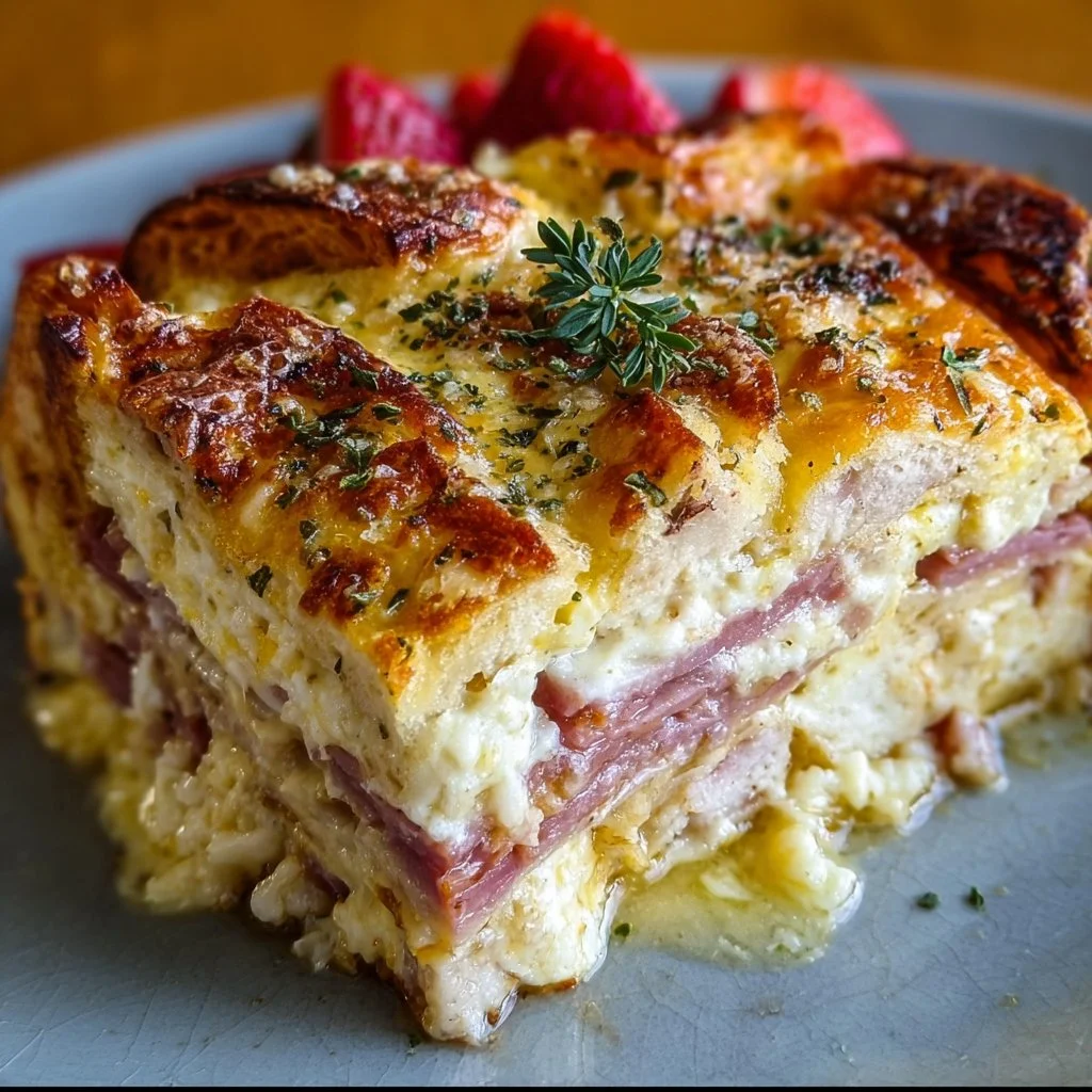 Monte Cristo Breakfast Casserole