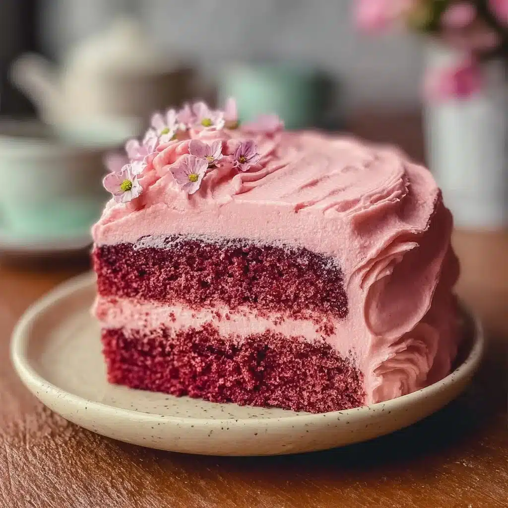 Mother's Day Pink Velvet Cake 2 Mother's Day Pink Velvet Cake