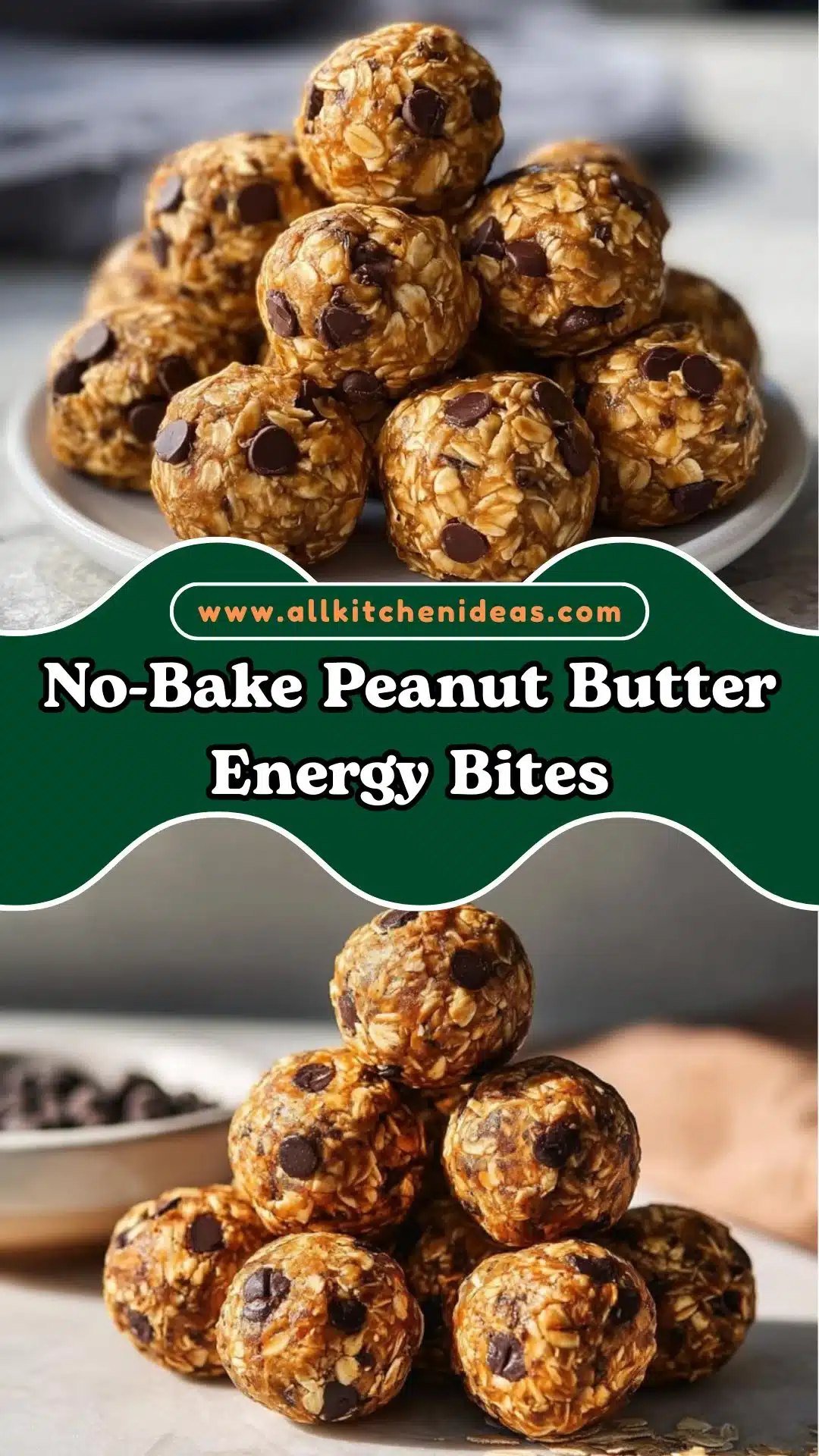 No-Bake Peanut Butter Energy Bites