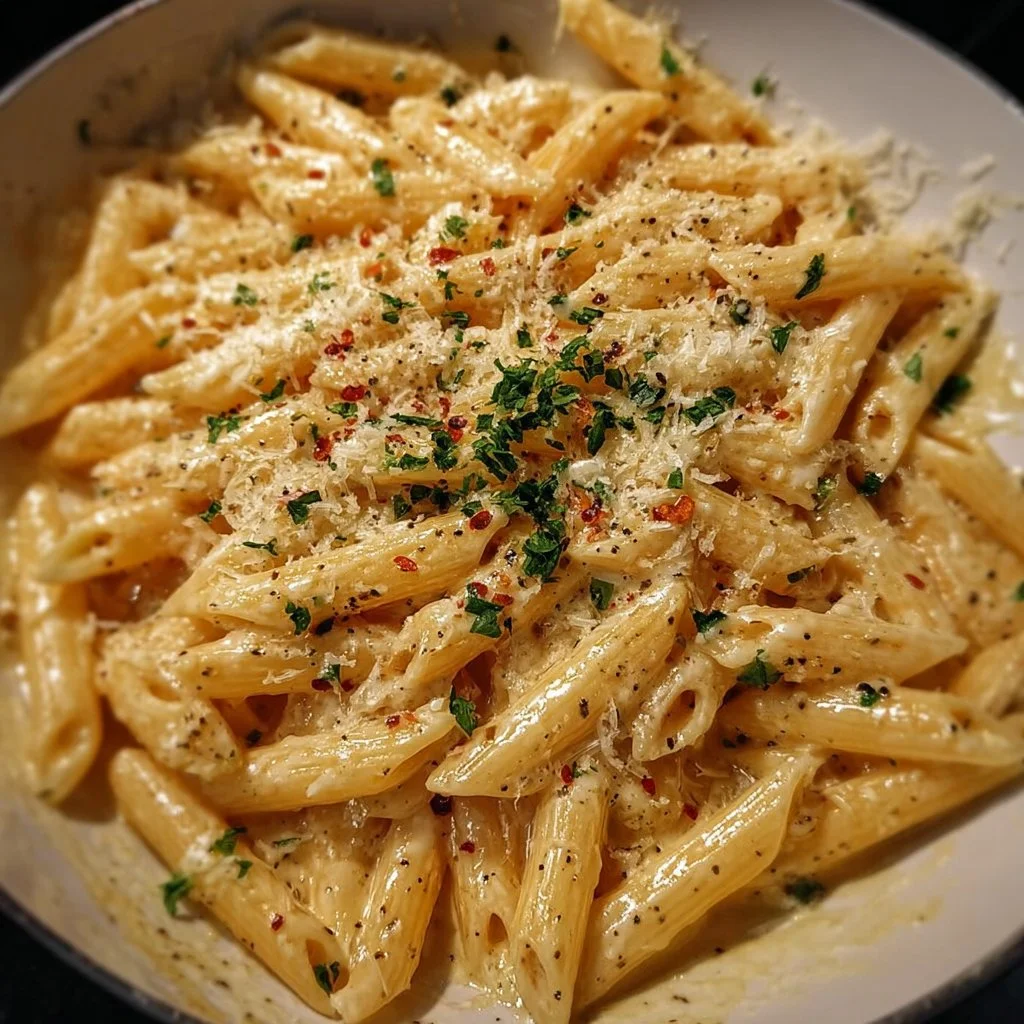 One Pot Creamy Garlic Pasta