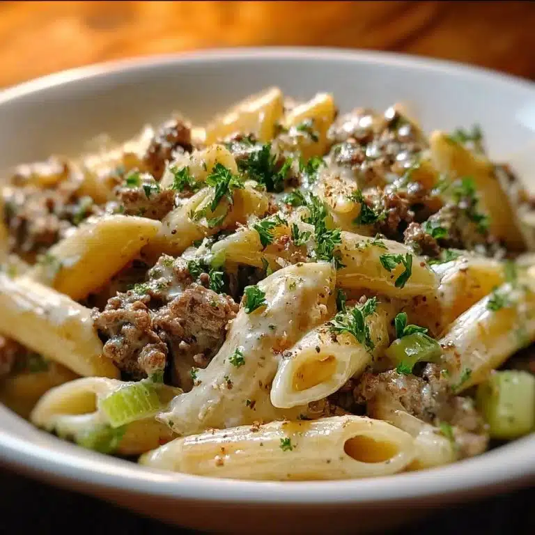 Philly Cheesesteak Pasta
