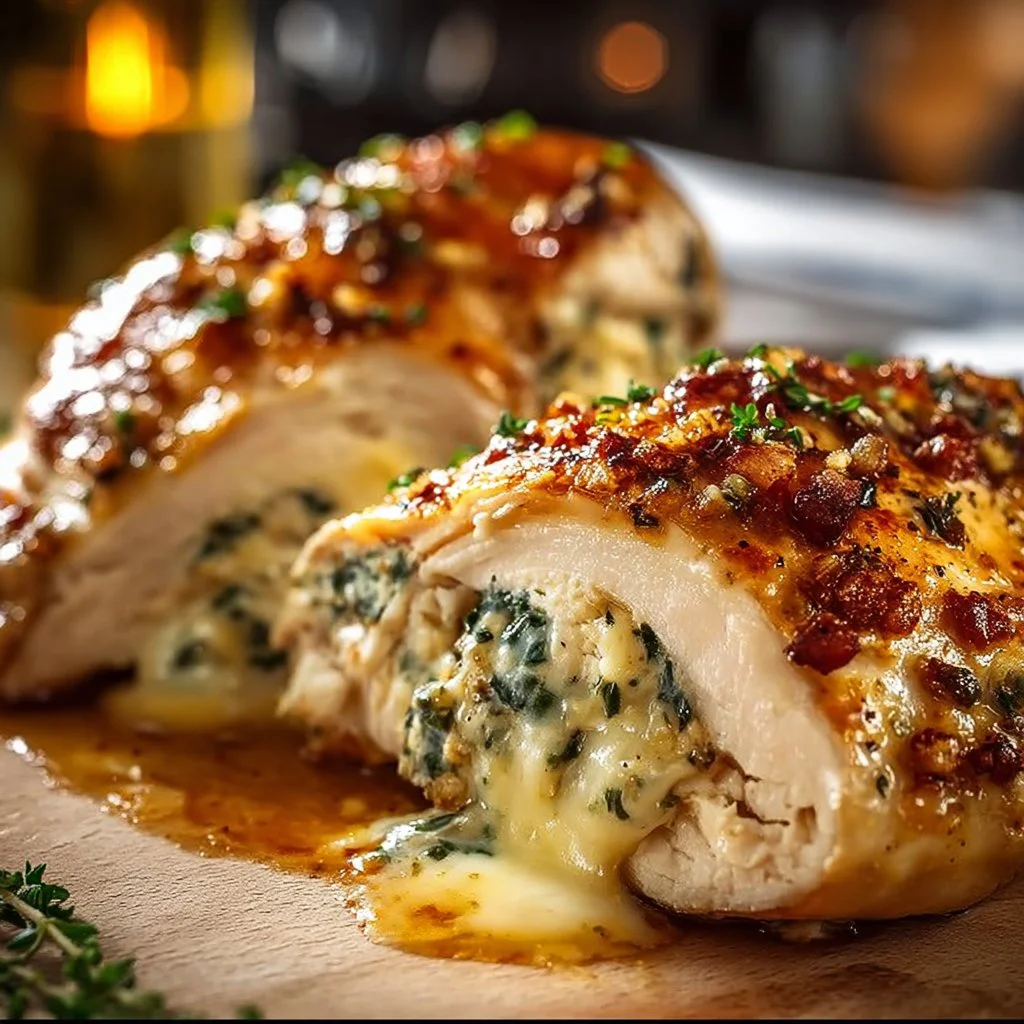 Ruth's Chris Stuffed Chicken Copycat