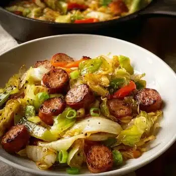 Sausage and Cabbage Stir Fry 2 Sausage and Cabbage Stir Fry
