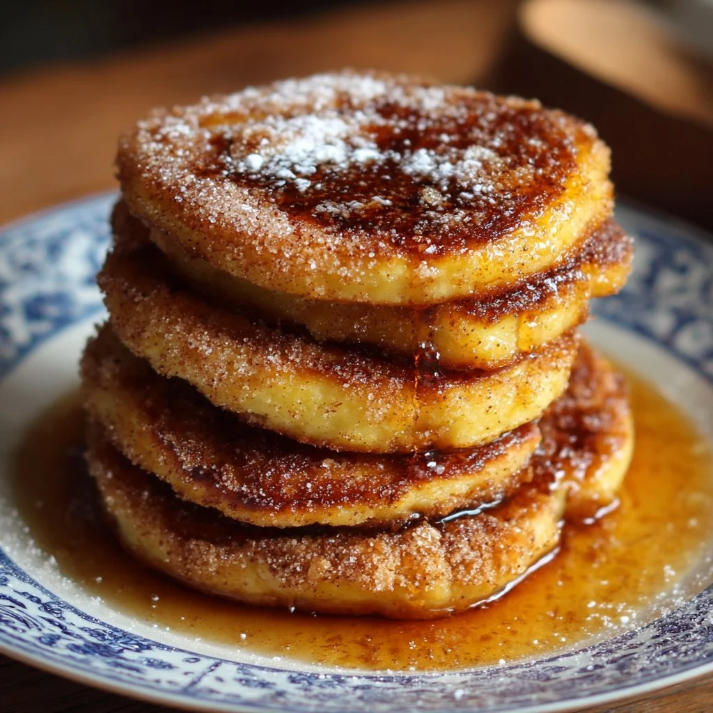 Spanish Churro-Inspired Pancakes: A Breakfast Delight!