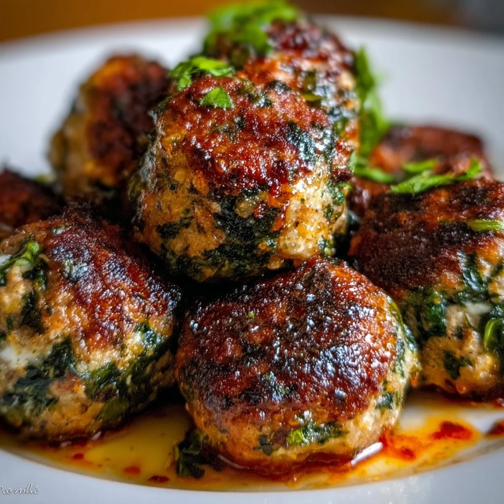 Spinach Garlic Meatballs Recipe Everyone Will Love