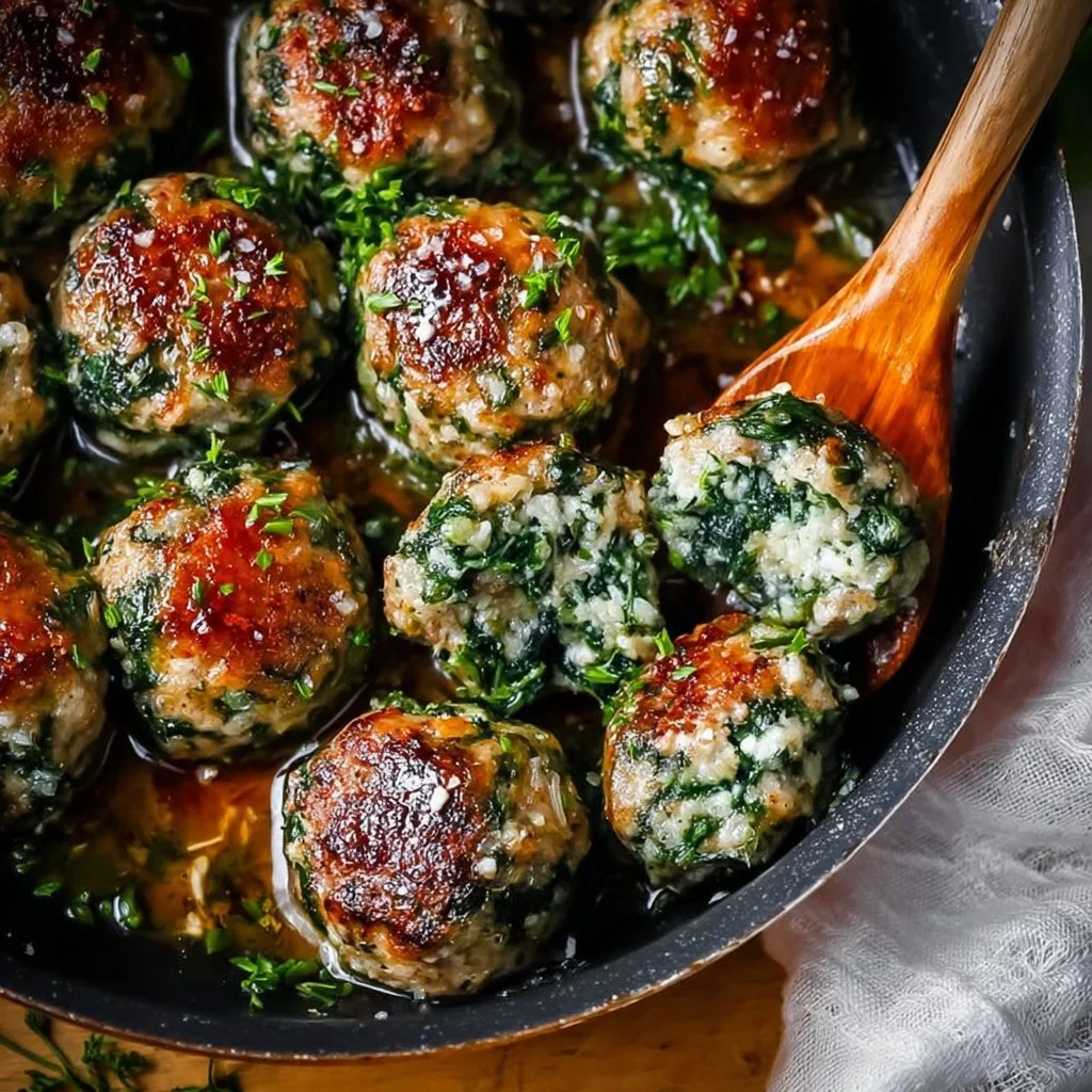 Spinach Garlic Meatballs Recipe Everyone Will Love