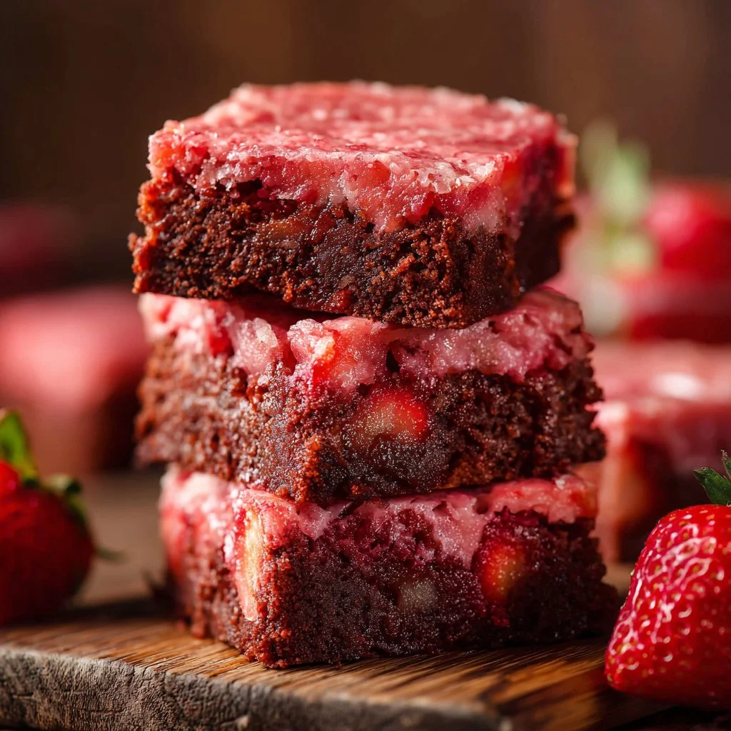 Strawberry Brownies