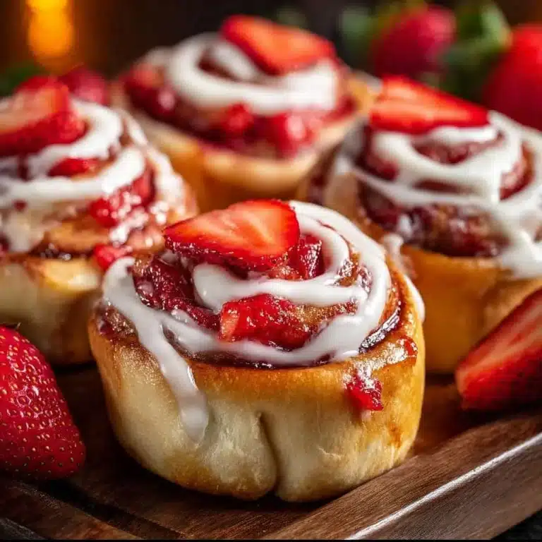 Strawberry Cheesecake Cinnabon Rolls 2 Strawberry Cheesecake Cinnabon Rolls
