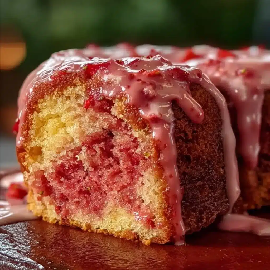 Strawberry Honeybun Cake