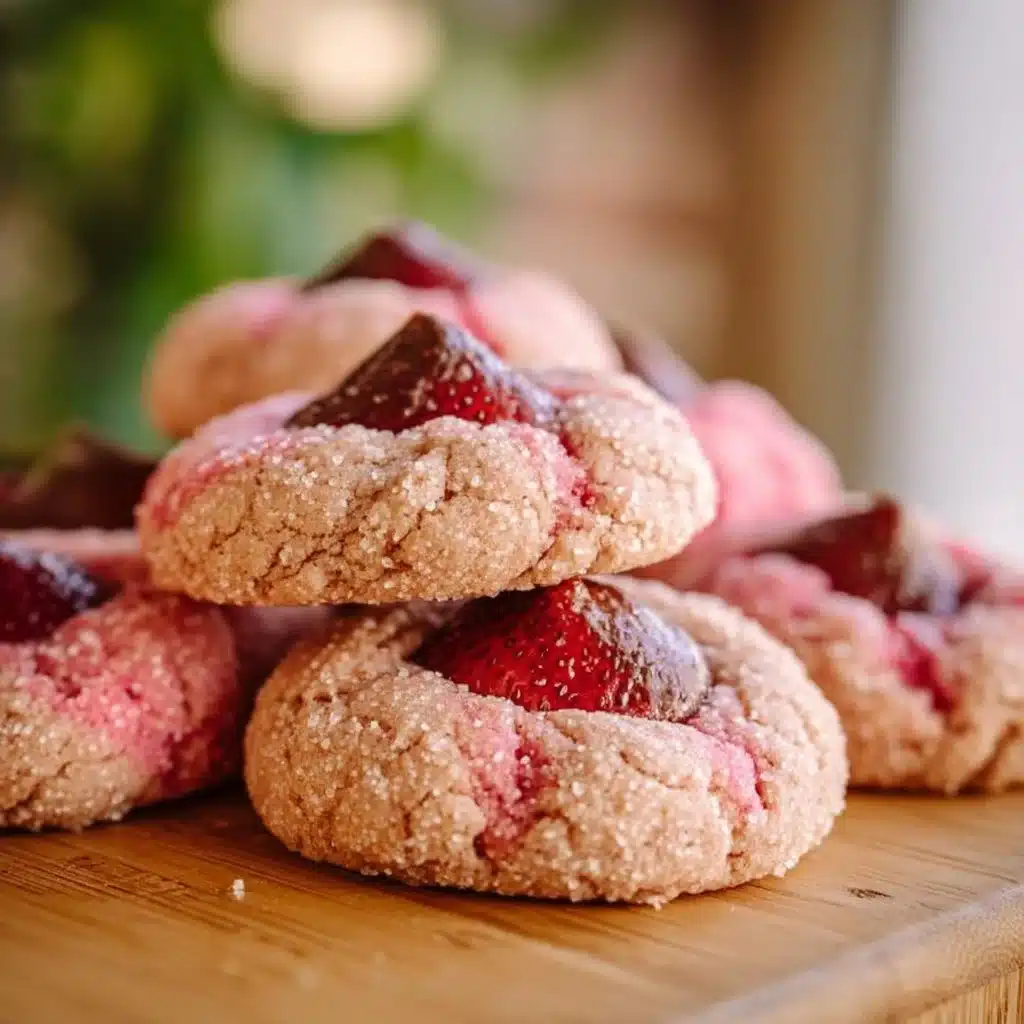 Strawberry Kiss Cookies