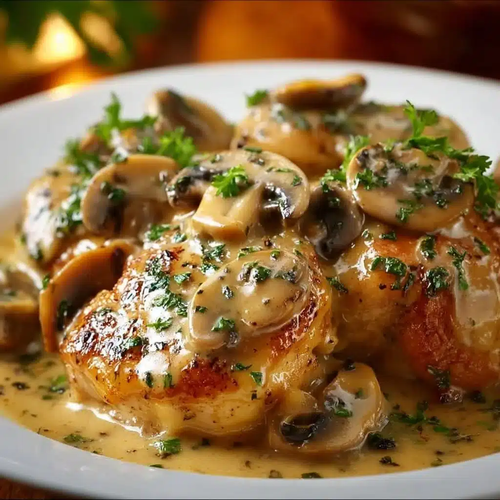 Delicious Texas Roadhouse Smothered Chicken topped with savory sauce and cheese.