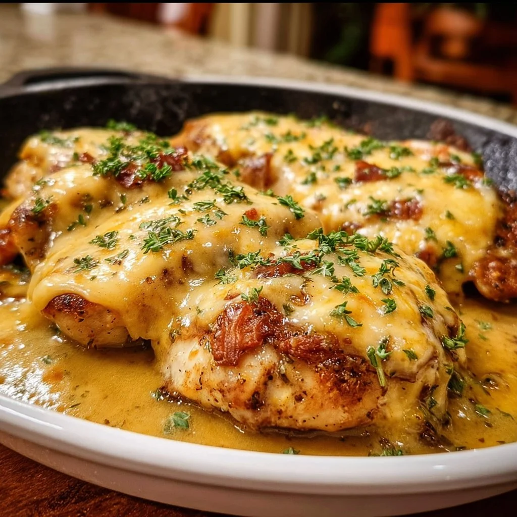 Texas Roadhouse Smothered Chicken with Jack Cheese