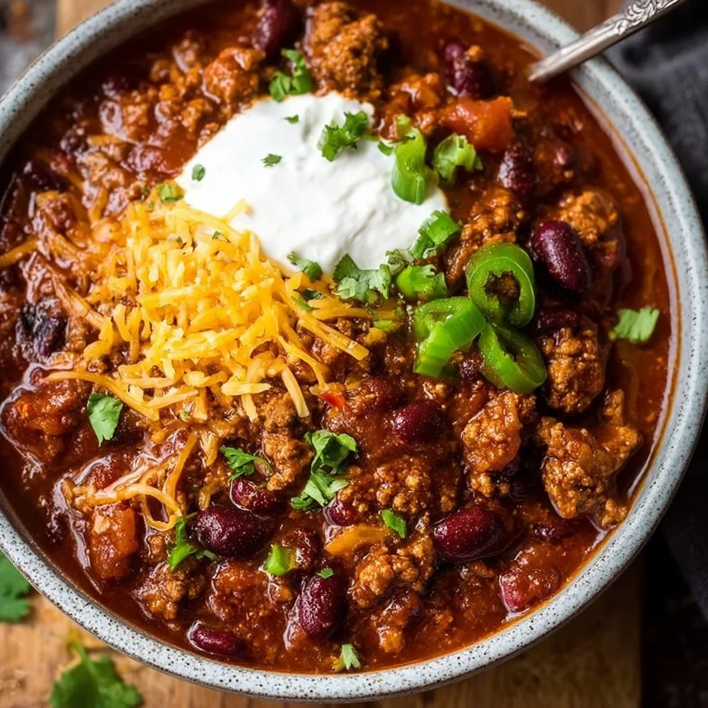 The Best Ever Chili Recipe, Made with Ground Beef, Beans, and the Perfect Mix of Chili Spices. This Homemade Chili…