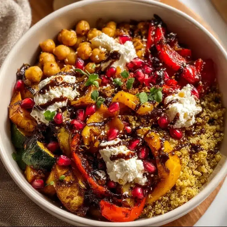 Winter Mediterranean Quinoa Bowl