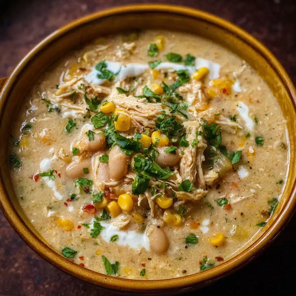 Amazing Crockpot White Chicken Chili – Cozy, Creamy Comfort in a Bowl