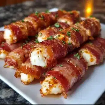 Bacon-Wrapped Mozzarella Sticks